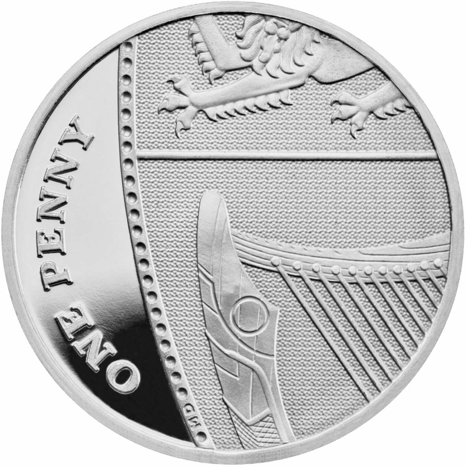 Elizabeth II 5th portrait; Royal Shield, Platinum Proof