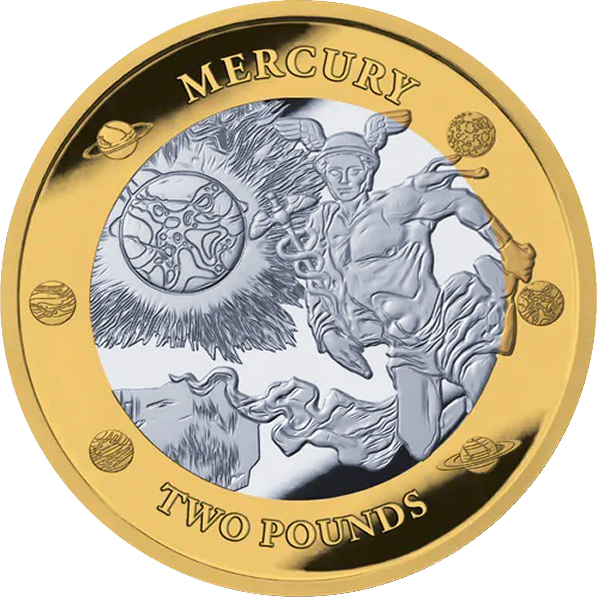 Charles III Mercury Glacier; Silver