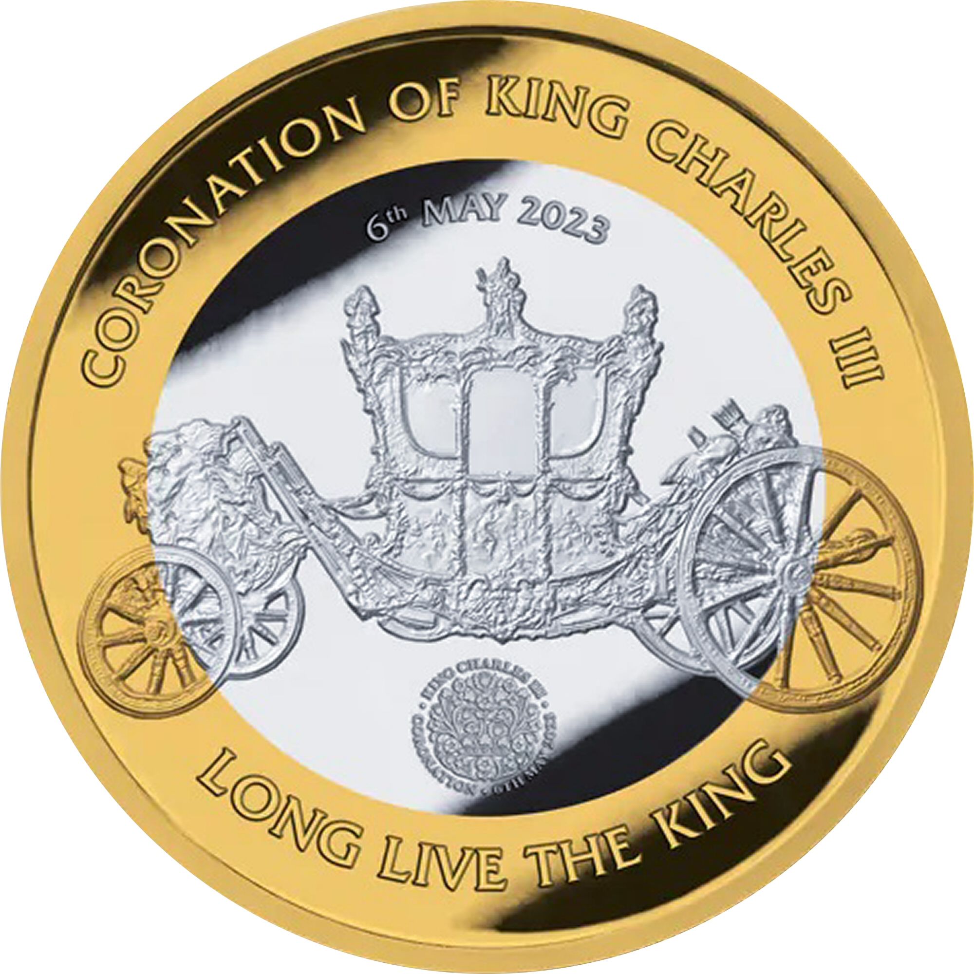 Charles III Gold State Coach; Silver
