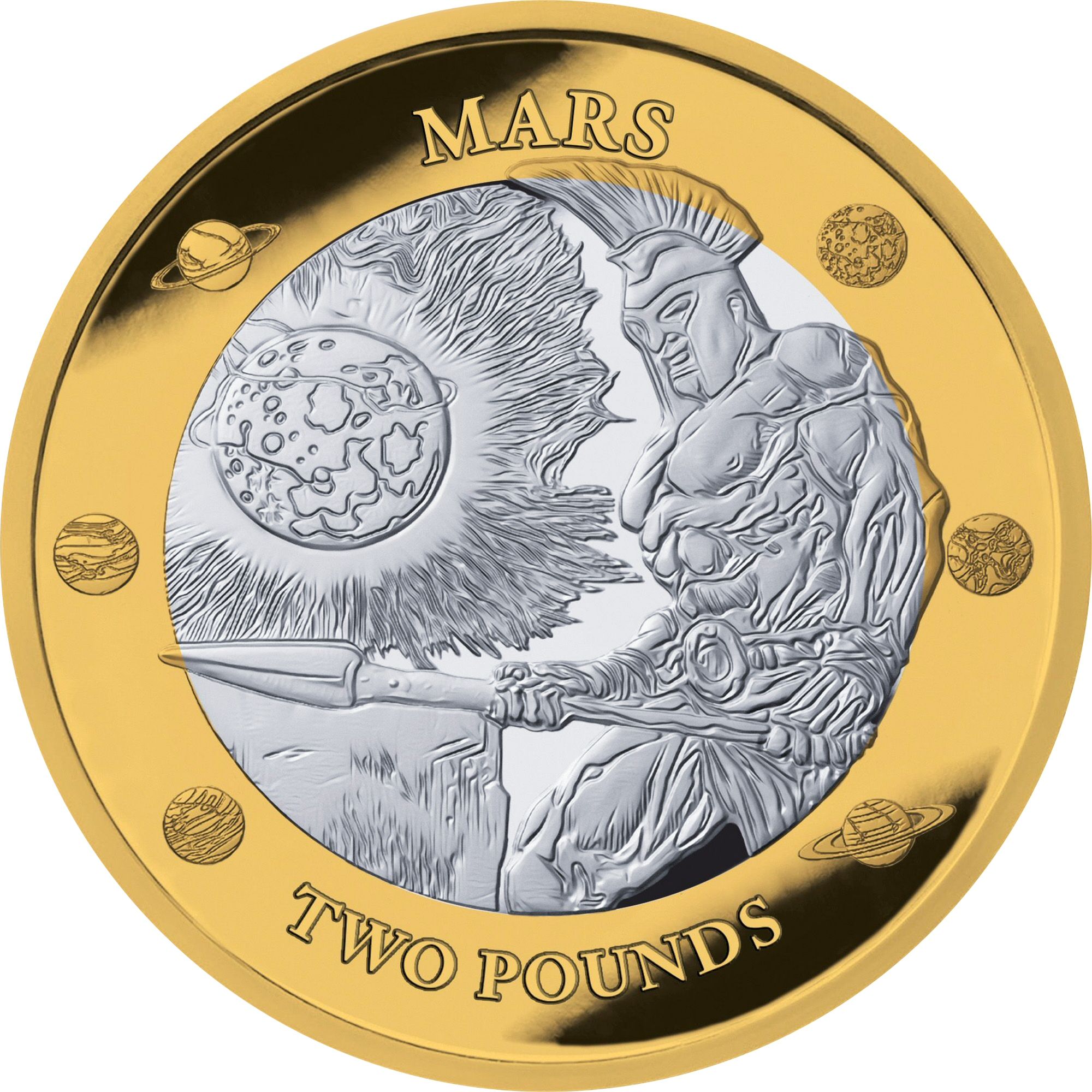 Charles III Mars Glacier; Silver