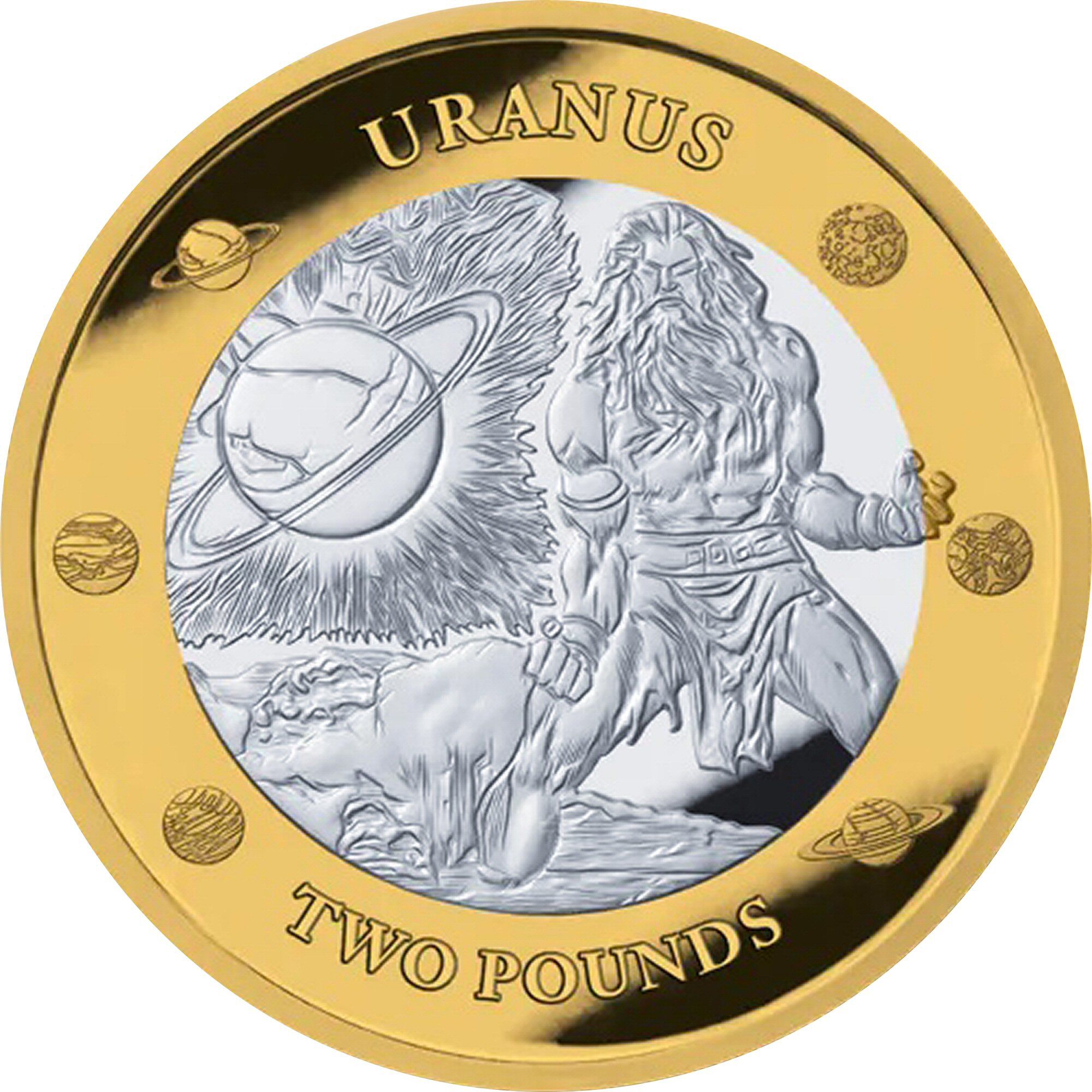 Charles III Uranus Glacier; Silver