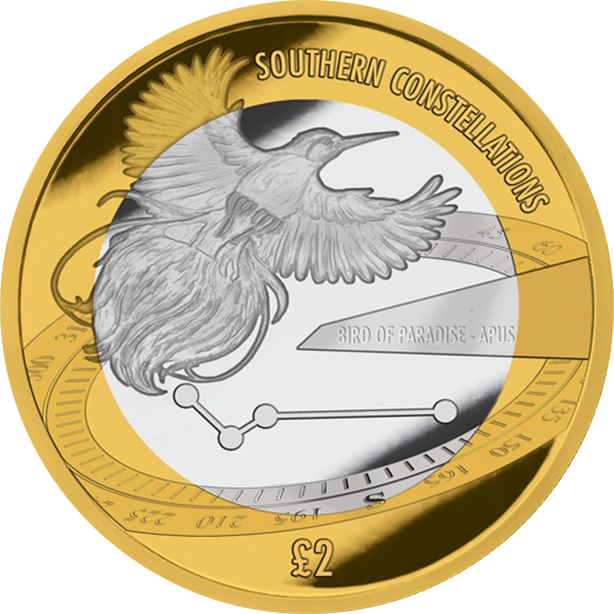 Elizabeth II Apus constellation, Bird of Paradise