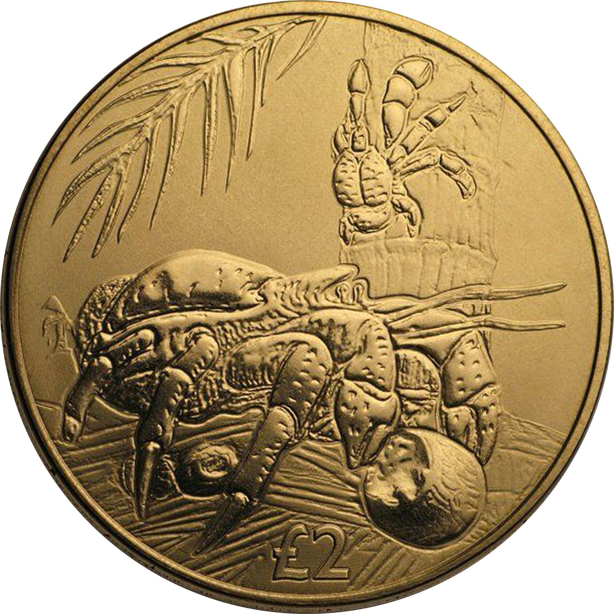 Elizabeth II Coconut crabs; Titanium