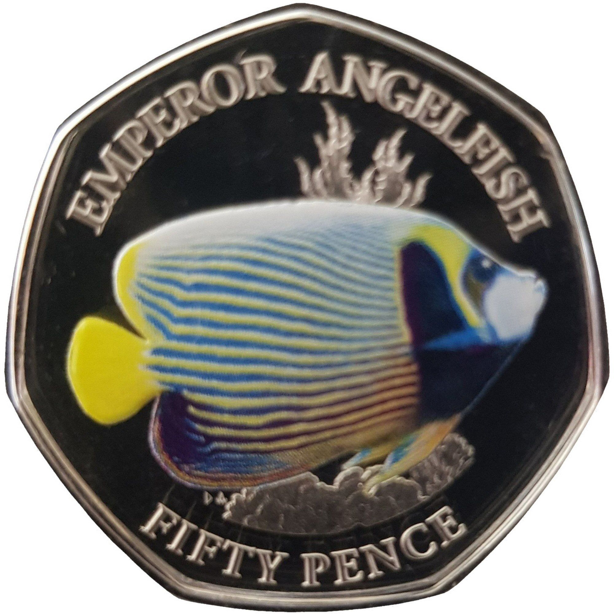 Elizabeth II Emperor angelfish