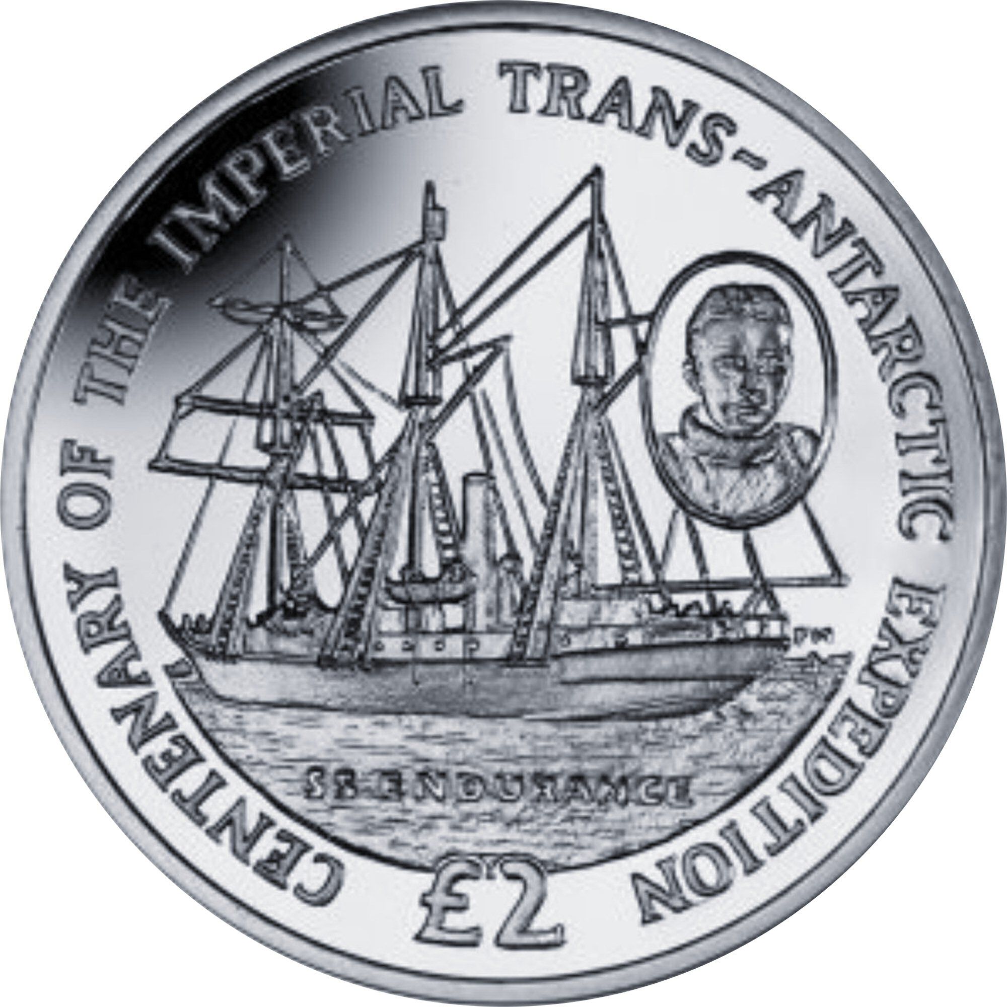 Elizabeth II Endurance departing British waters; Silver