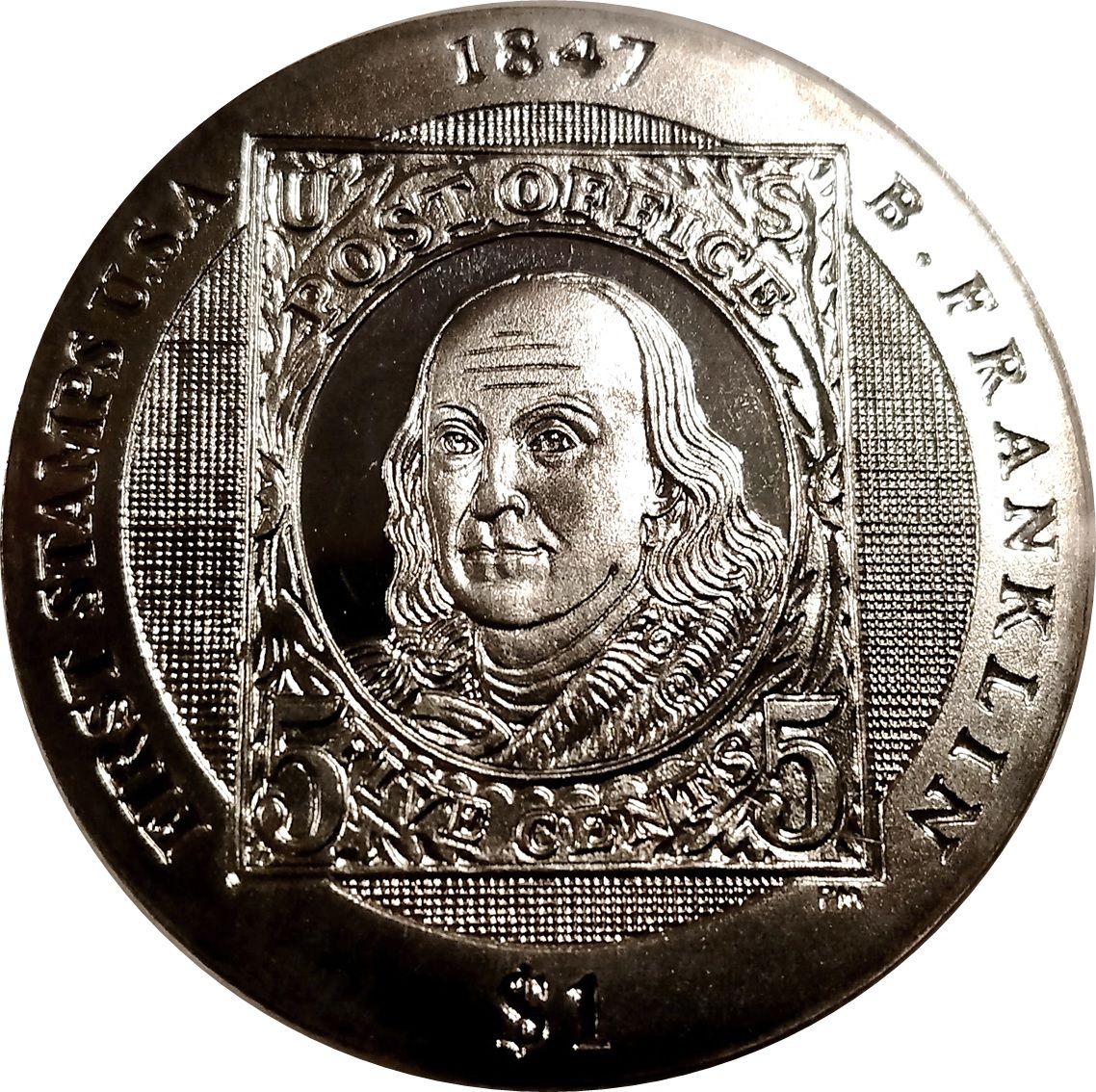 Elizabeth II Stamp - Franklin