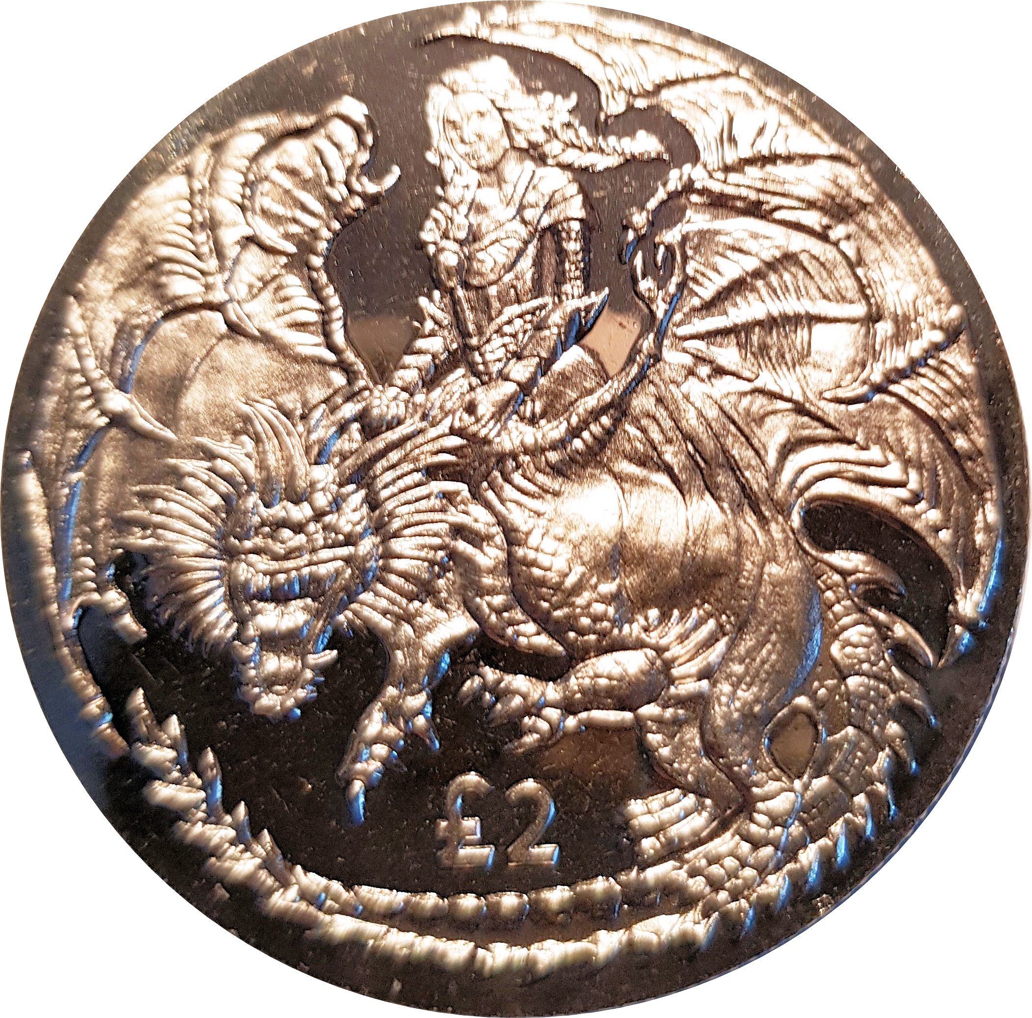 Elizabeth II Warrior and Dragon