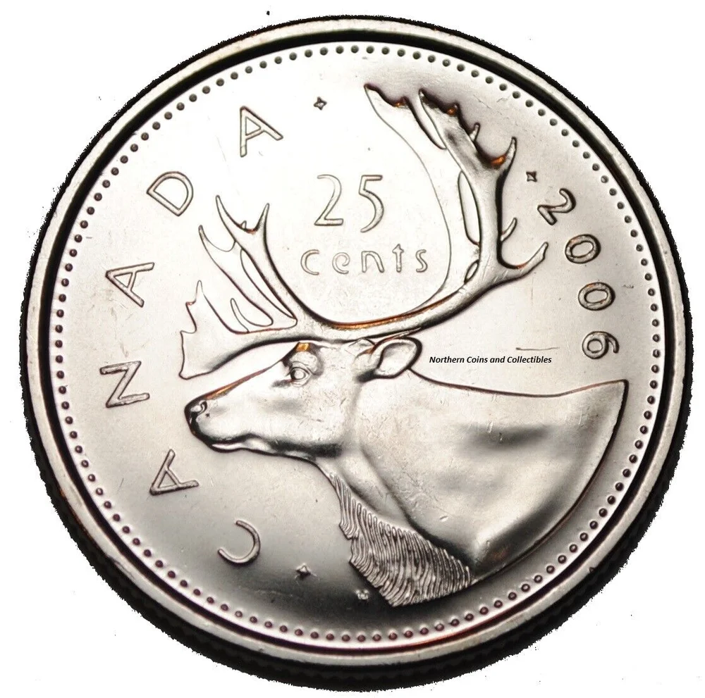2011 Canada Elizabeth II 25 Cents (RCM logo)