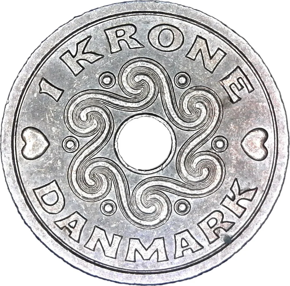 2011 Denmark Margrethe II 1 Krone