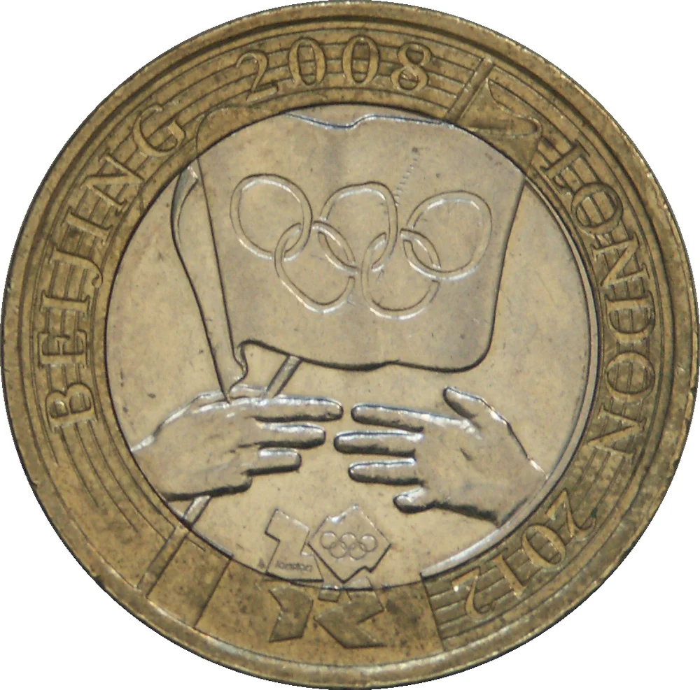 Olympics Handover £2 2008