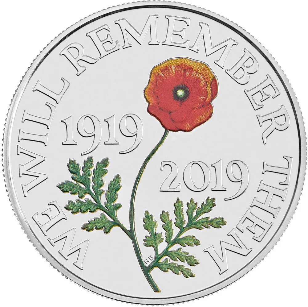 Remembrance Day 2019 £5 2019 BU