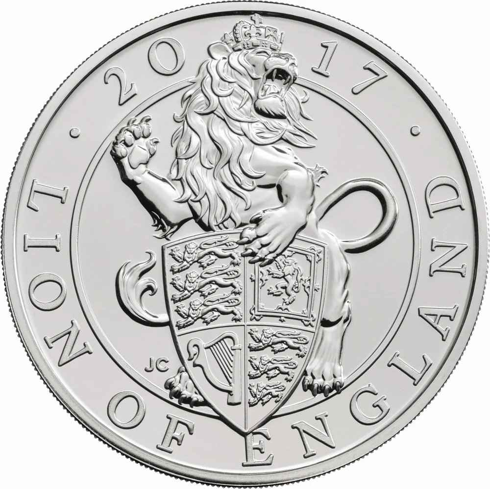 Lion of England £5 2019 BU