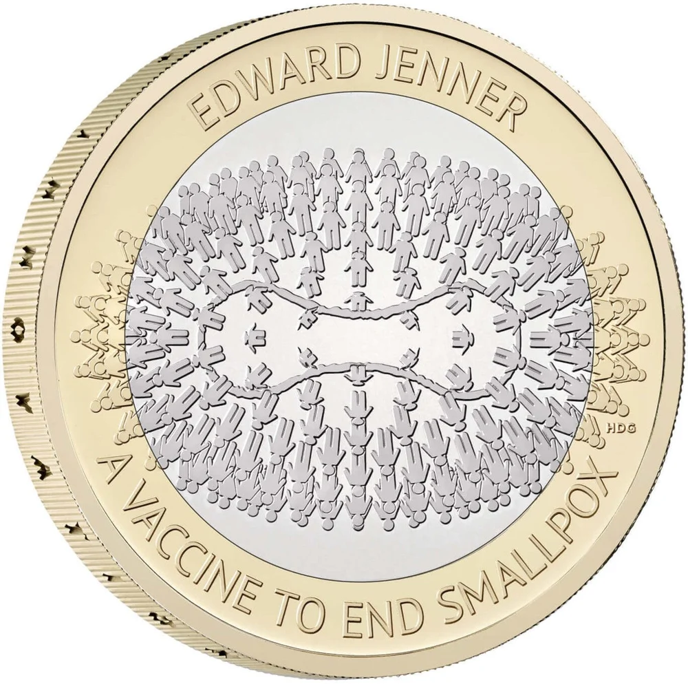 Edward Jenner £2 2023 BU
