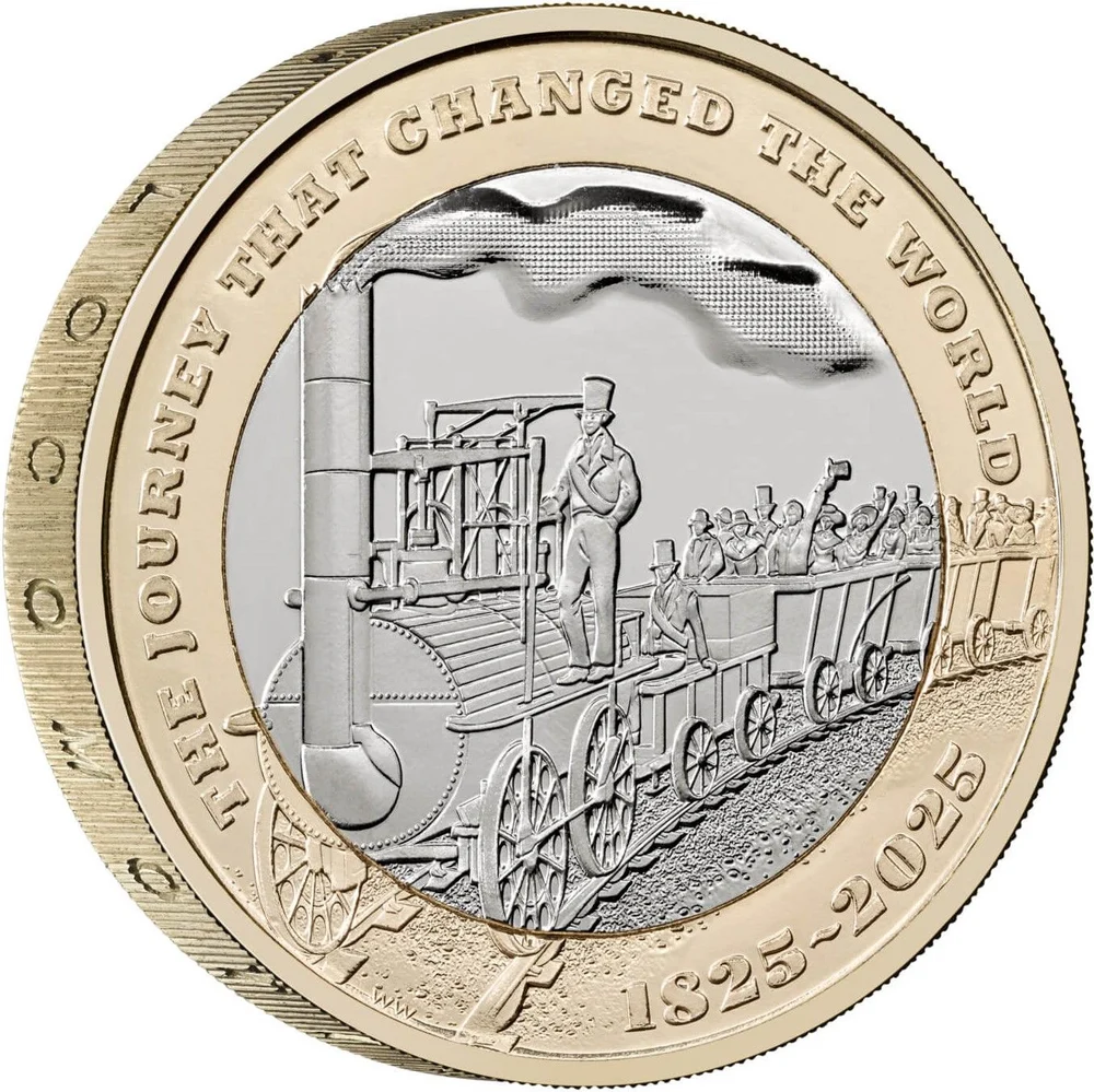Modern Railway £2 2025 BU