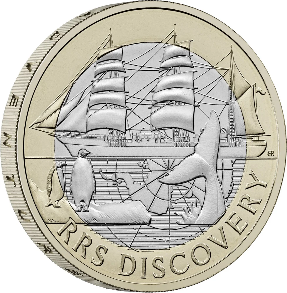 RRS Discovery £2 2025 BU