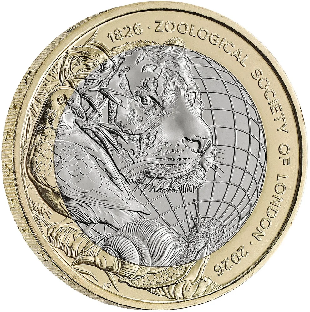 200 years of Zoological Society of London £2 2026 BU